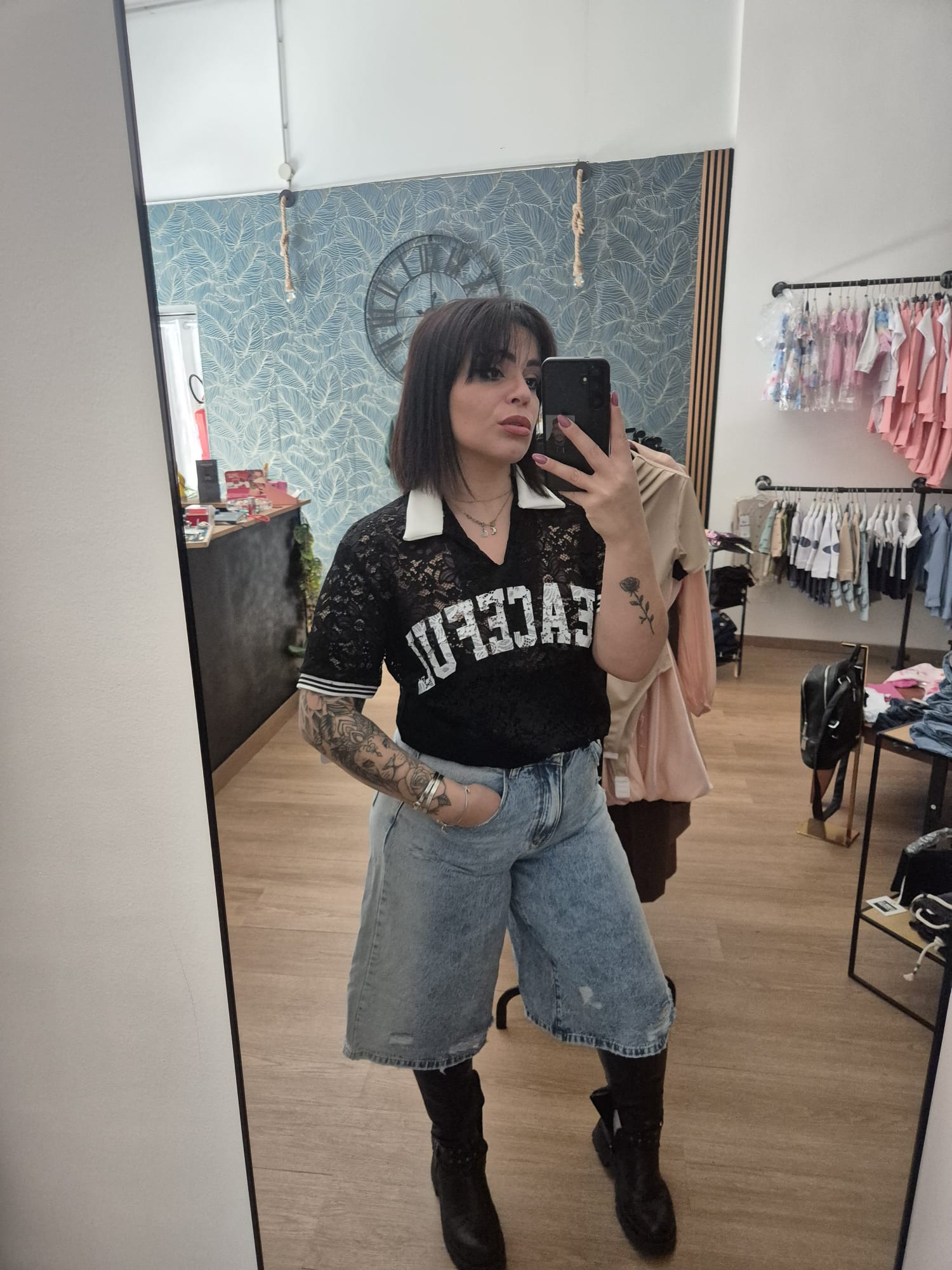 Bermuda donna denim