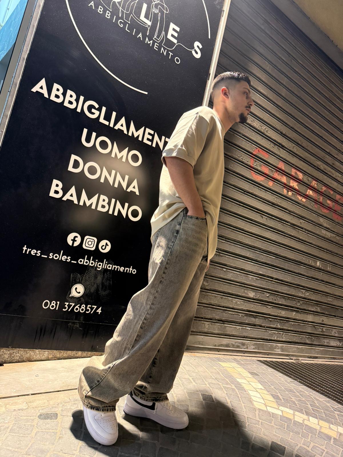Baggy sabbiato