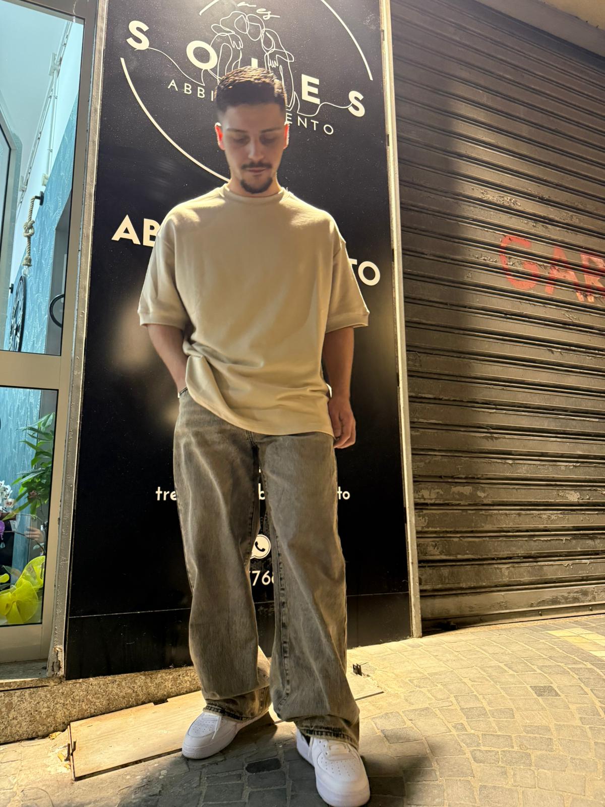 Baggy sabbiato