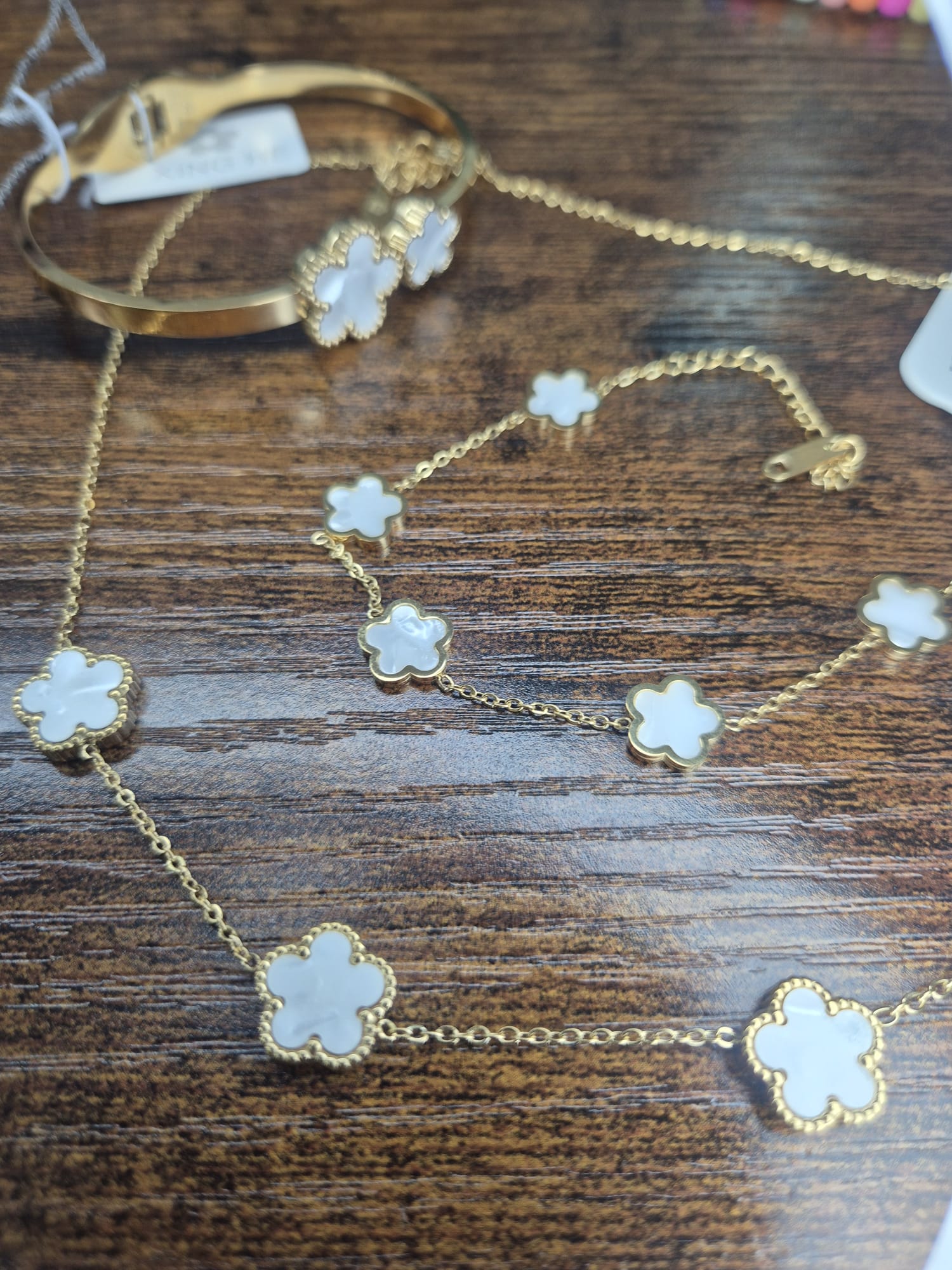 Collana quadrifoglio